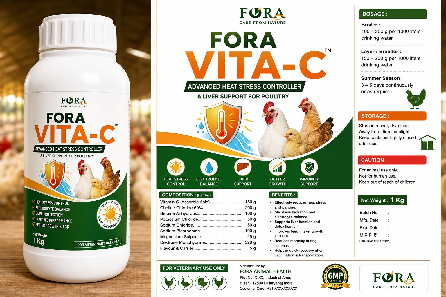 Fora Vita-C — Advanced Heat Stress Controller Banner
